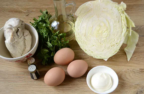 салат с яичными блинчиками рецепт фото 1